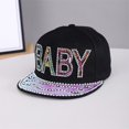 thumbnail image 1 of CNJKEHIUV Under $5 Womens Hats Baseball Caps Adjustable Original Sequins Classic Low Profile Cotton Hat Unconstructed Plain Cap Men Women Casual Sports Cap Hat Black One Size, 1 of 3