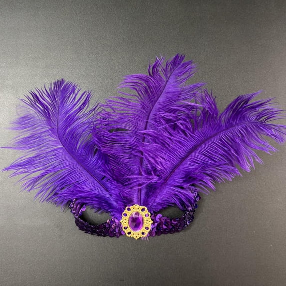 CNJKEHIUV Headband Under $2 Women's Sequin Feather Headband 1920s Flapper Party Headpiece