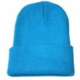 thumbnail image 1 of CNJKEHIUV Under 5$ Unisex Slouchy Knitting Beanie Hip Hop Cap Warm Winter Ski Hat Hot Sales Summer Sales Sky Blue One Size, 1 of 2