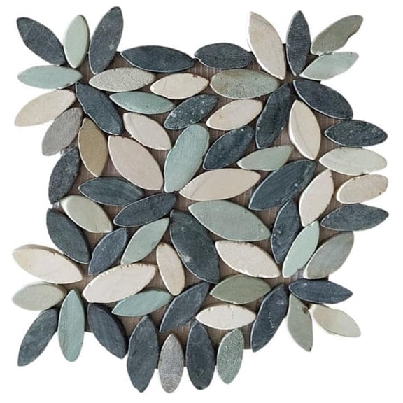 CNK Tile Bali Turtle Flower Pebble Stone Mosaic Tiles