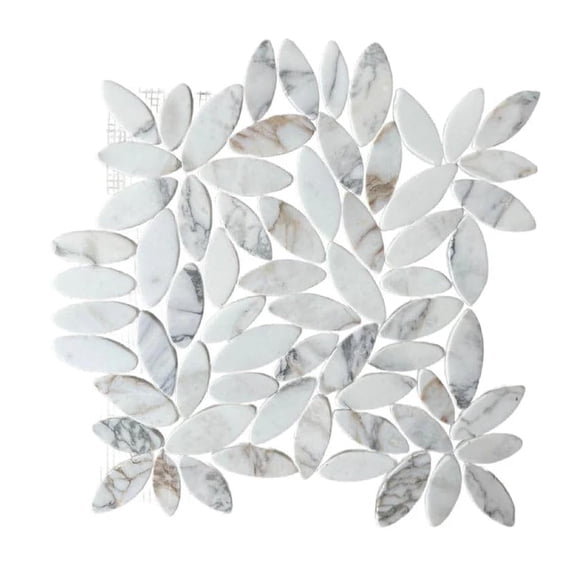 CNK Tile Calacatta Flower Stone Mosaic Tiles