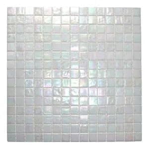CNK Tile Cloud White Glimmer Glass Tile