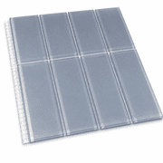 CNK Tile Ocean Frosted Glass Subway Tile 3" x 6" for Kitchen Backsplash Bathroom Walls