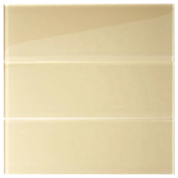 CNK Tile Khaki Glass 4" x 12" Subway Tile