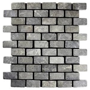 CNK Tile Light Grey Mini Stone Subway Tile