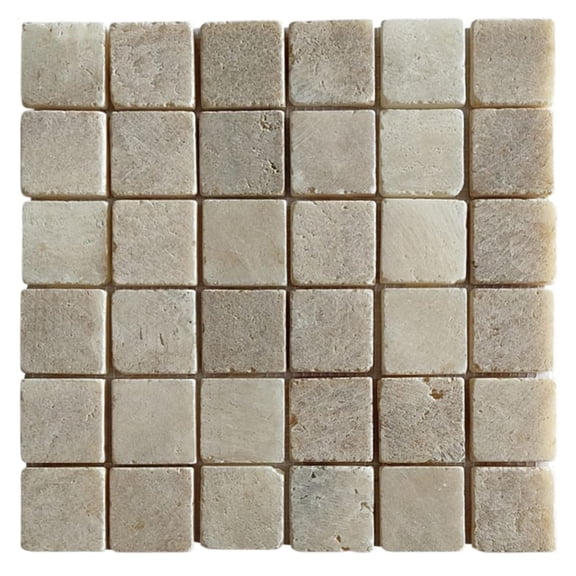 CNK Tile Mix Quartz Square 2x2 Marble Mosaic Tile
