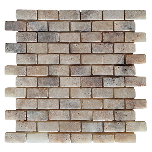 CNK Tile Mix Quartz Subway 1x2 Marble Mosaic Tile