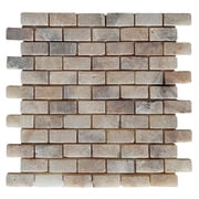 CNK Tile Quartz Subway 1x2 Marble Mosaic Tile