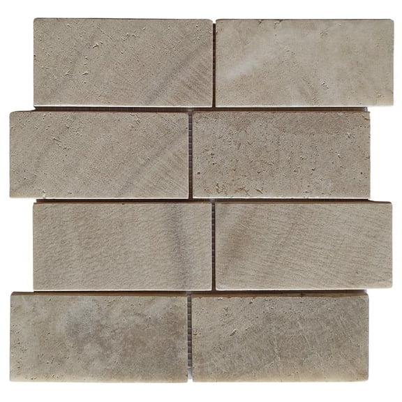 CNK Tile Mix Quartz Subway 3x6 Marble Mosaic Tile