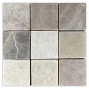 CNK Tile Mixed Quartz 4x4 Stone Mosaic Tile
