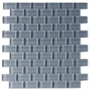 CNK Tile Ocean 1x2 Mini Glass Subway Tile