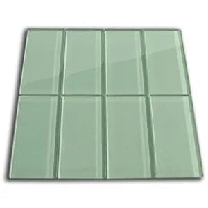CNK Tile Sage Green Glass Subway Tile
