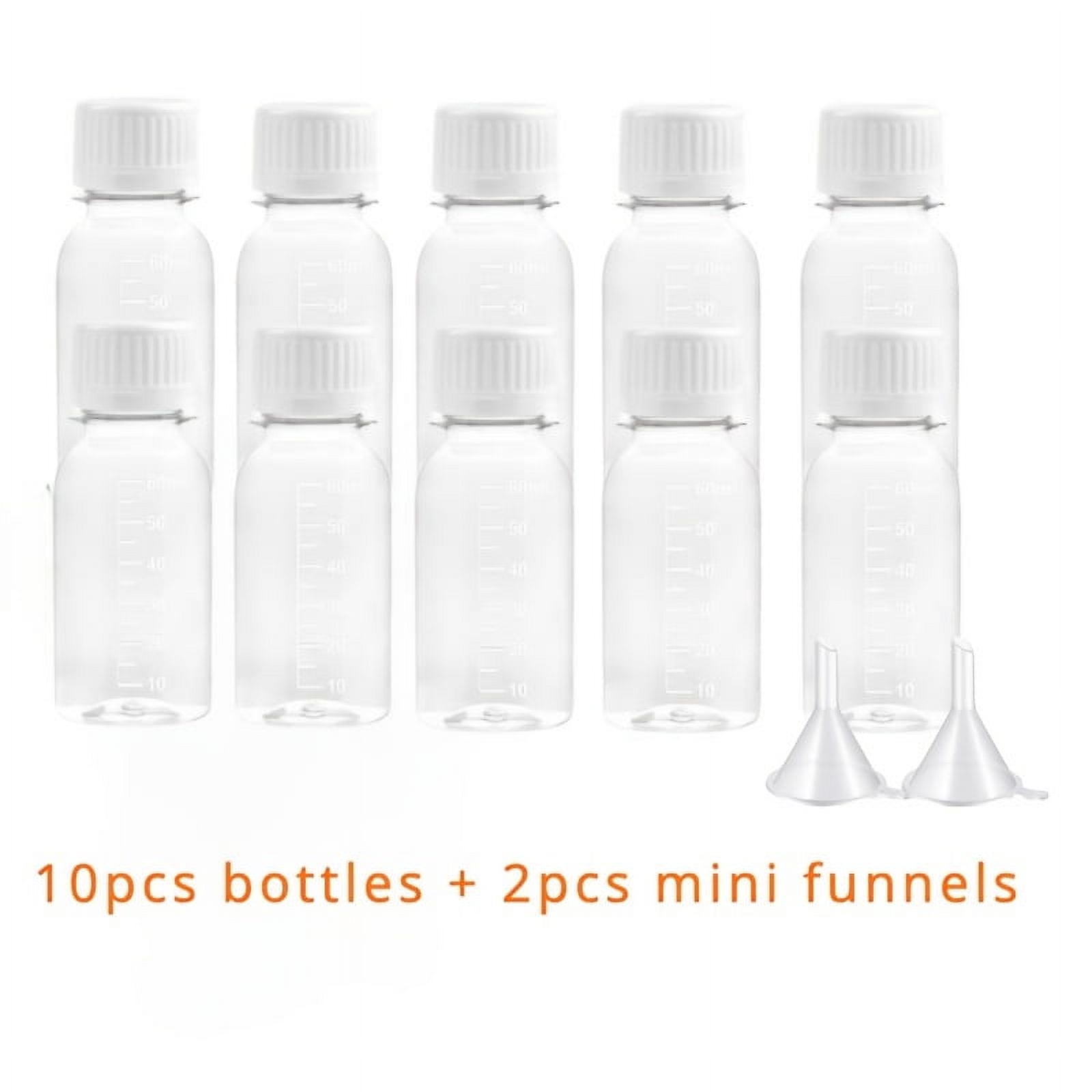 Meanplan 100 Pcs Reusable Plastic Pouches Leak Proof