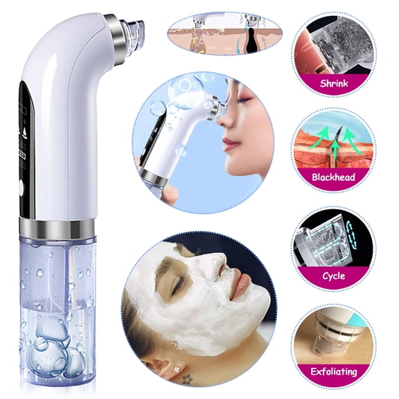 CNKOO Blackhead Remover Pore Vacuum Cleaner Acne Comedo Extractor USB Rechargeable Blackhead Suction Tool with 6 Probes and 3 Adjustable Suction Level for Blackhead Whitehead Acne Removal