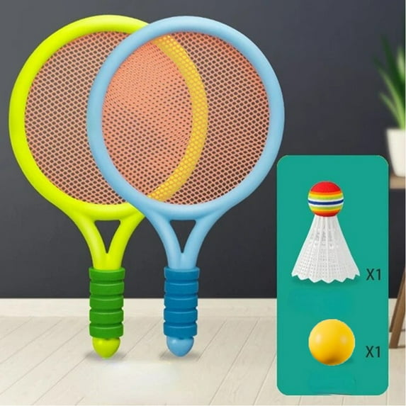 CNKOO Children's Badminton Racket Toy Outdoor Sports And Leisure Double Tennis Racket Indoor And Outdoor Parent-child Interaction