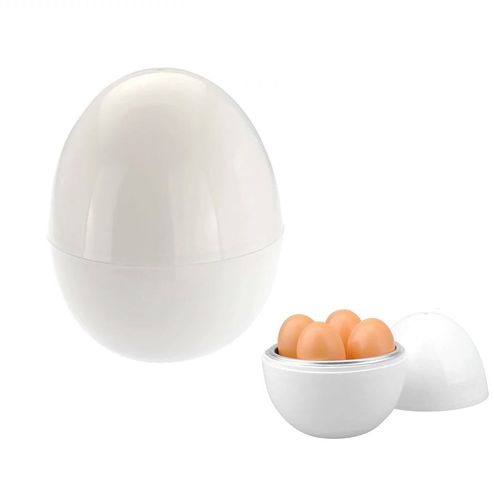 CNKOO Egg Cooker, 4 Cavities Egg Cooker for Microwave Egg Boiler with