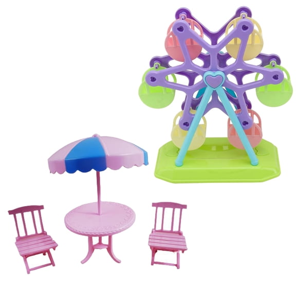 CNKOO Ferris Wheel Playset Toy Preschool Toy Ferris Wheels Toys Amusement Park Carnival Dolls Playset for Kid