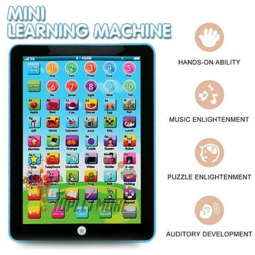 CNKOO Learning Tablet with ABC/Words/Numbers/Games/Music Interactive Educational Electronic Learning Pad Toys, Preschool Children Toys Toddler Gifts for Age 1 2 3 4 5 Year Old Boys and Girls