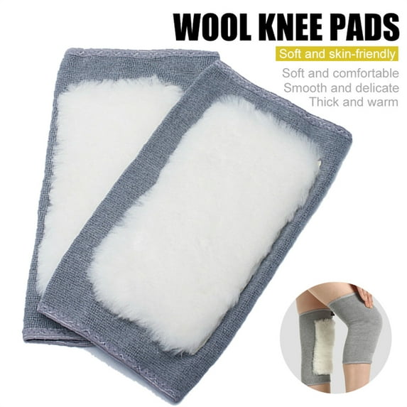 CNKOO Men Women Thick Wool Leg Warmers Winter Rheumatic Arthritis Knee Braces Leggings Leg Sleeves Ski Cycling Running Knee Wraps