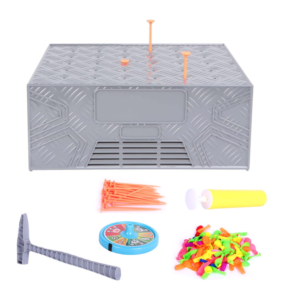 CNKOO Party Game Destiny Turntable Knocking Nails Blasting Balloons