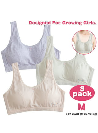 4pcs/set Lace Cotton Young Girls Training Bra Kids Vest Teens Teenage  Underwear Children Bras for 8 9 10 11 12 13 14 years old