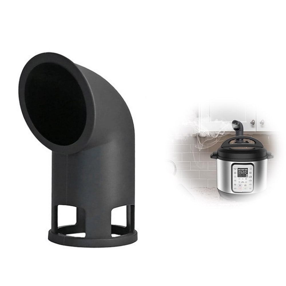 CNKOO Steam Release Diverter Power Pressure Cooker Accessories for all Quart Sizes 8 Quart Black