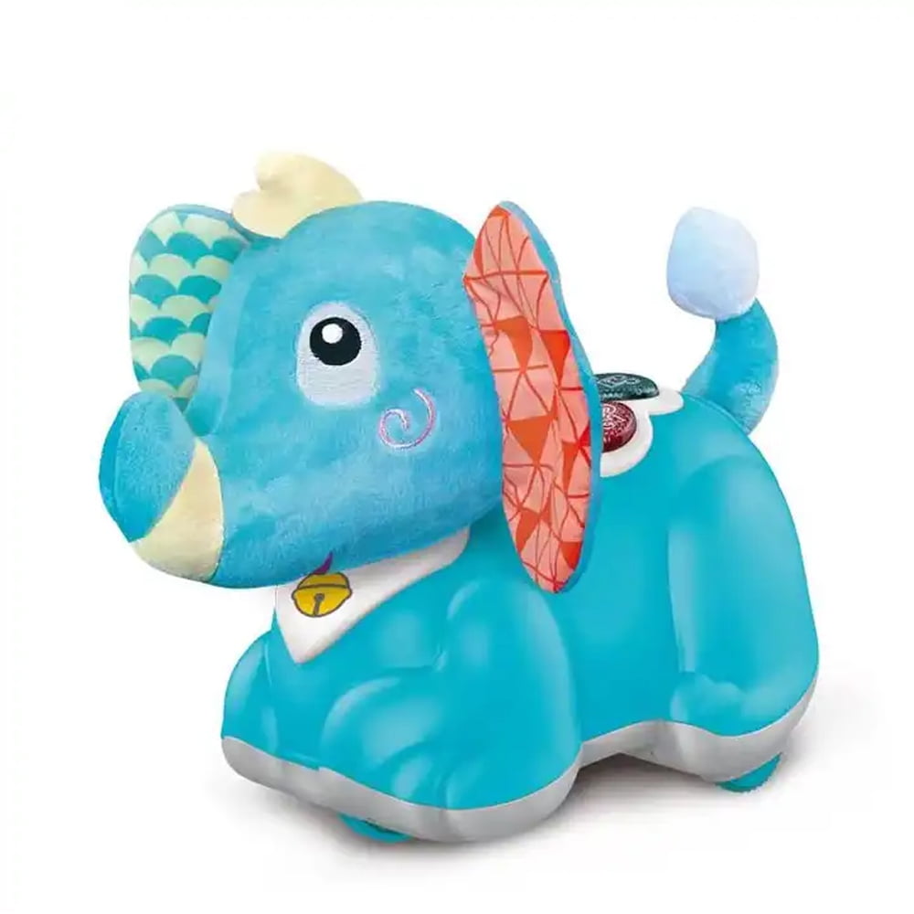 CNKOO iLearn Baby Musical Dinosaur Toy, Infant Crawling Toys W/Sounds Lights
