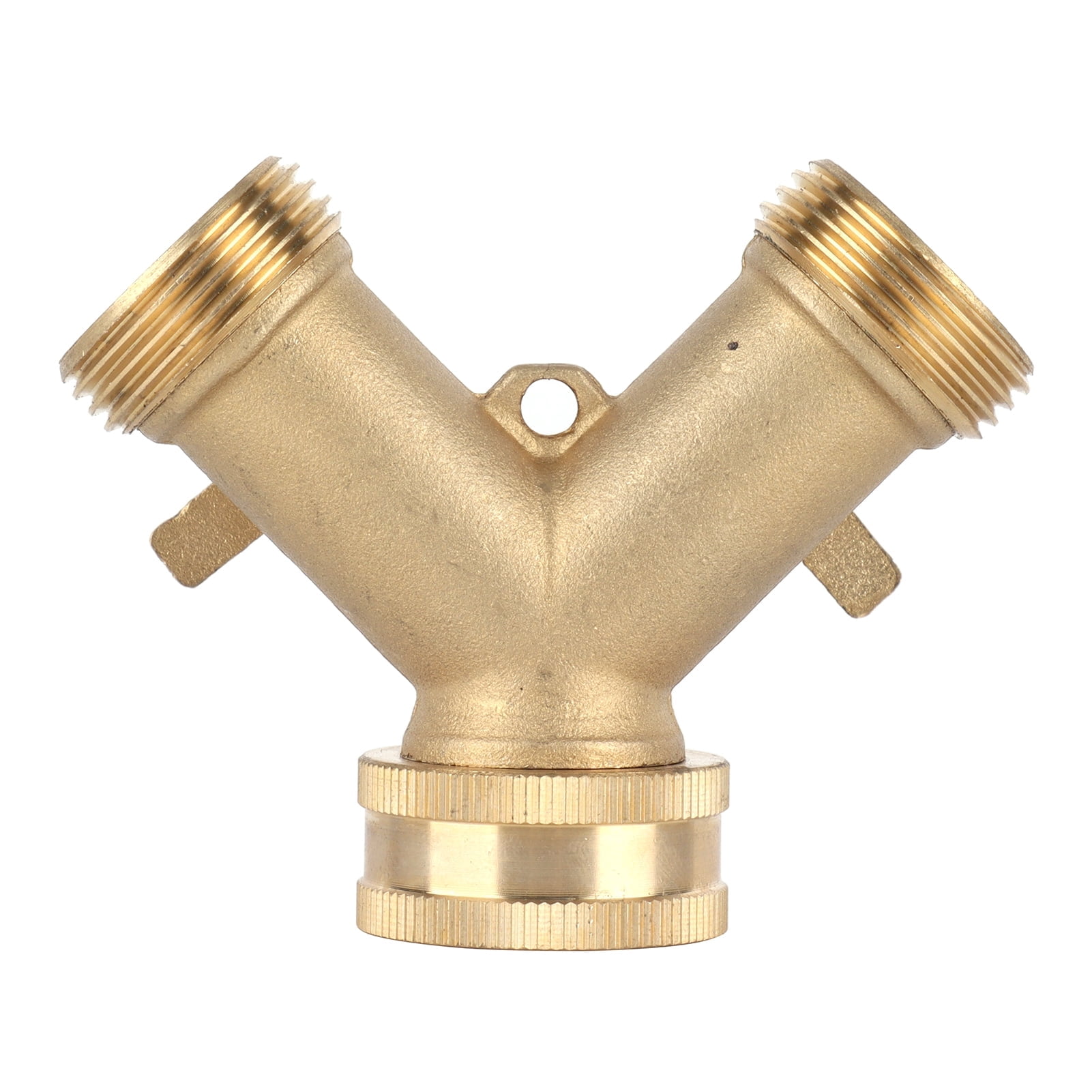 CNMF G3/4 Y Shape 2 Way Brass Hose Splitter With Water Faucet Valve For Garden Greenhouse,Faucet Splitter,2 Way Hose Splitter