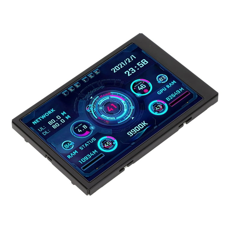 3.5in Ips USB Mini écran Aida64 Pc Cpu Ram Data Monitor Pc Sensor