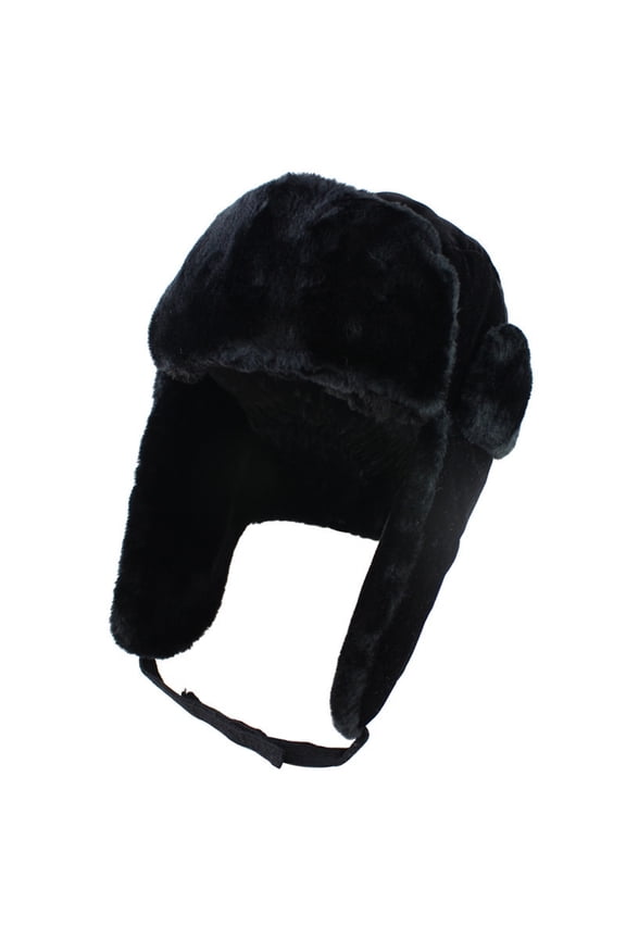 Russian Ushanka Badge Bomber Hat Pilot Hat Winter Hat with Earflaps Winter Warm Hat