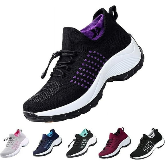 CNN Ortho Stretch Cushion Shoes for Women Comfortwear Orthopedic Sneakers Ortho Breathable Shoes for Plantar Fasciitis