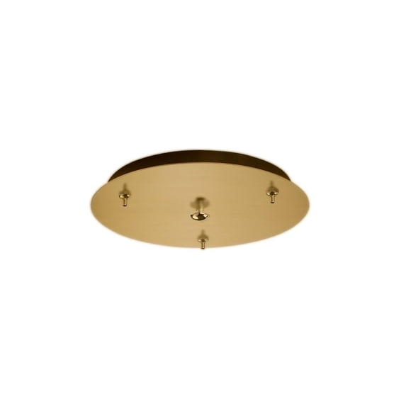 CNP03AC-BG-Kuzco Lighting-Canopy - 3 Light Port Canopy-1 Inches Tall and 11 Inches Wide-Brushed Gold Finish