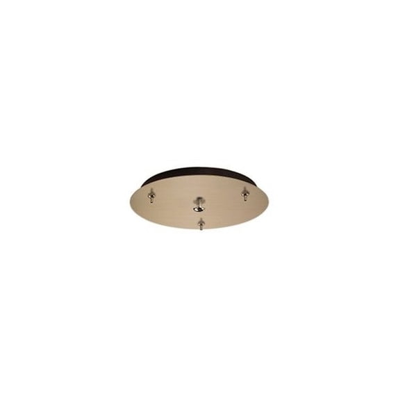 CNP03AC-VB-Kuzco Lighting-Canopy - 3 Light Port Canopy-1 Inches Tall and 11 Inches Wide-Vintage Brass Finish