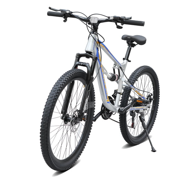 CNSRX Mountain Bike with Full Suspension and Disc Brakes