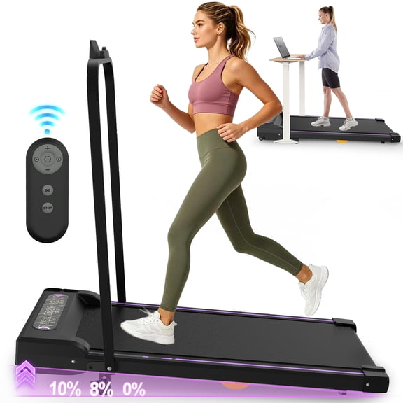 CNSRX Portable Treadmill for Home, Remote Control, 2.5 HP, 265 lb Capacity