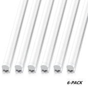 CNSUNWAY 3FT T5 LED Shop Light, 16W 1900LM 6500K Cool White, ETL Listed, 6-Pack