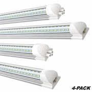 CNSUNWAY T8 LED Shop Lights V-Shaped, 2FT 20W 3000LM 6000K Cool White, ETL 4-Pack