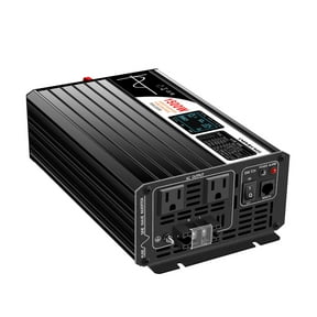 CNSWIPOWER Pure Sine Wave Inverter DC 24V to AC 120V 1500W Power Inverter for Car ,RV or Home,Converter and Remote Control