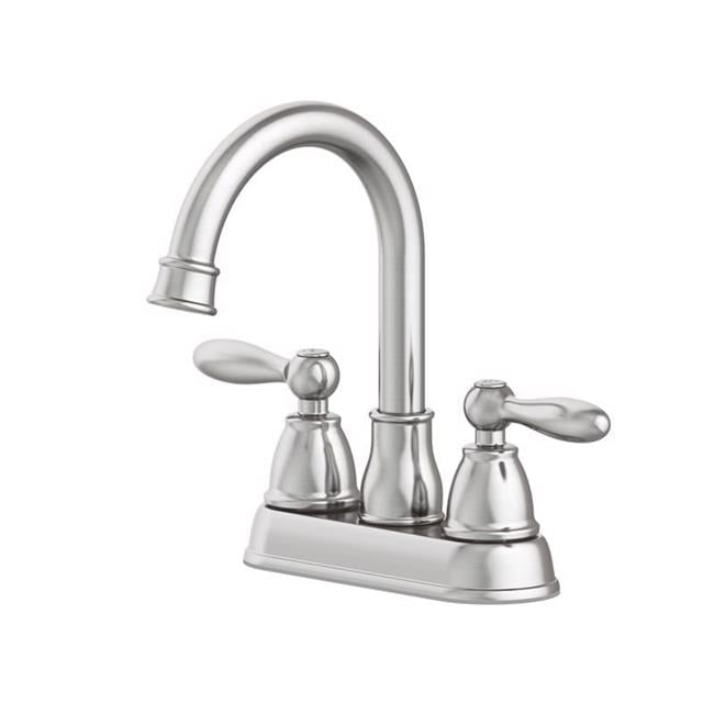 Oakbrook 4027810 4 in. Jennifer Traditional Centerset Bathroom Sink Faucet, Brushed Nickel