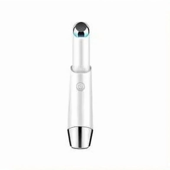 CNV 3-in-1 Eye & Face Massager Wand, Heat Vibration Red Blue Light Therapy, USB Rechargeable At-Home Spa Skincare Device for Skin Revitalization, Pink