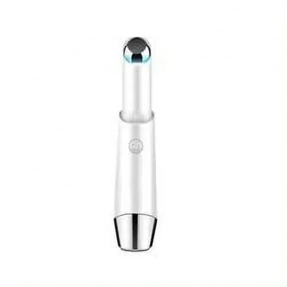 CNV 3-in-1 Eye & Face Massager Wand, Heat Vibration Red Blue Light Therapy, USB Rechargeable At-Home Spa Skincare Device for Skin Revitalization, Pink