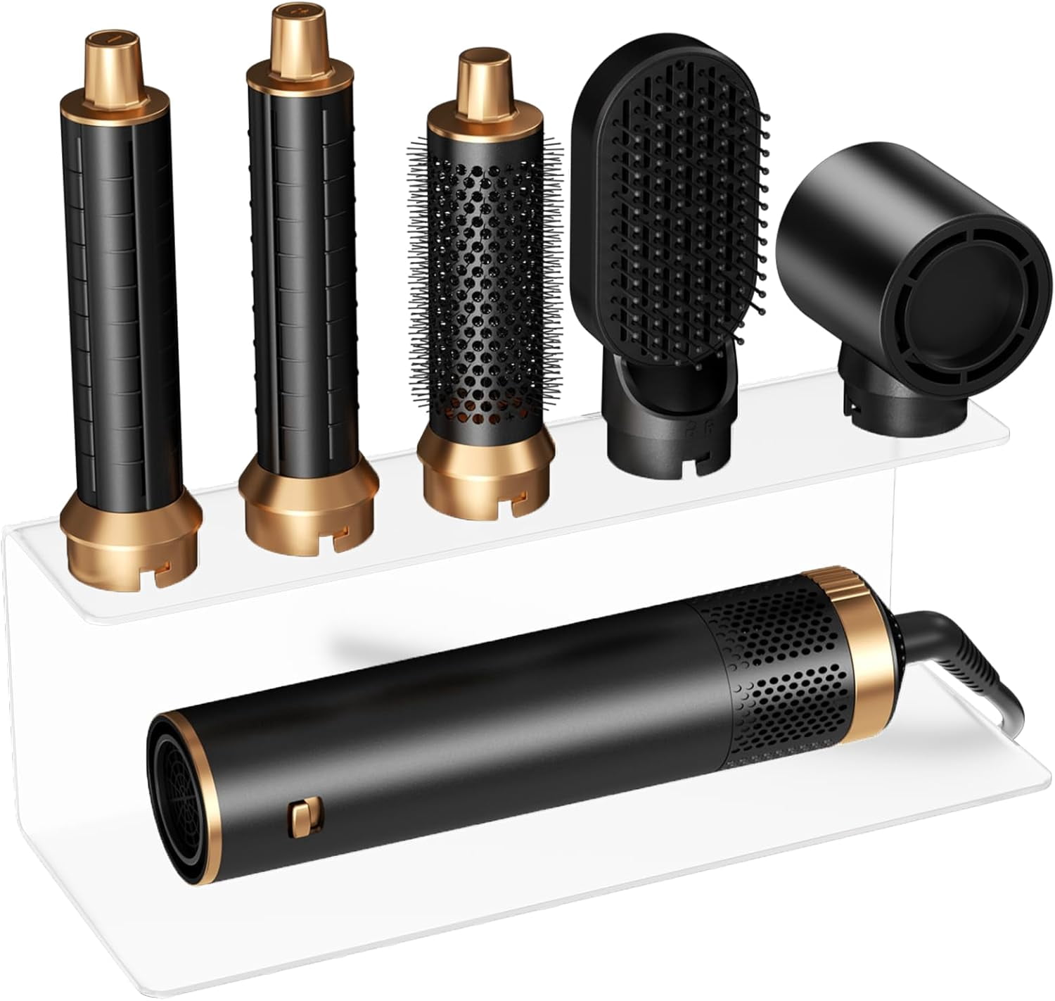 CNV All-in-One Hair Styler Kit, Automatic Curling Iron + Straightener Comb, Ionic Tech, Auto Shut-Off, Perfect for Curls & Waves