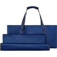 thumbnail image 1 of CNV American Mahjong Set Bag - Empty Soft Canvas Tote Bag with 2 Wrappers, Deep Blue, Portable Mahjong Case for Tiles, Racks & Accessories (Case Only), 1 of 5