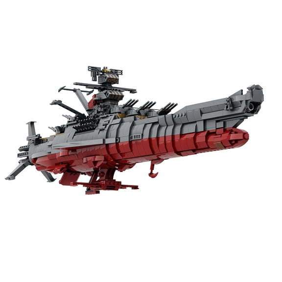 CNV Classic Space Battleship Yamato Building Bricks Kit, MOC-31693 65.2CM Large Size, Compatible with Major Bricks, Sci-Fi Collection Gift