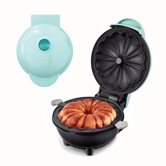 CNV Compact Electric Waffle Bowl Machine, Non-Stick Breakfast Maker for Sweet and Savory Edible Cups, Easy-to-Clean Desktop Waffle Baker for Family DIY and Parties, Space-Saving Design