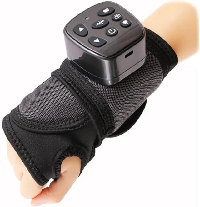 Office@hand Support Image CNV Cordless Heated Wrist Brace with Air Pressure Massage, 3-Mode ...