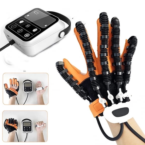 CNV Electric Hand Massage Glove, Neurostimulation Hand Therapy Device for Finger Rehabilitation Training, Portable Finger Motion Exercise Machine to Improve Hand Mobility & Relieve Palm Discomfort