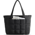 thumbnail image 1 of CNV Expandable Tote Bag for Women, Puffer Work Tote Handbag, Quilted Carry-On Travel Gym Bag, 1 of 15