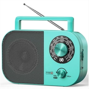 CNV AM FM SW Shortwave Radio, Portable Radio with Loud Speaker, Battery & AC Powered Plug in Wall Transistor Radio for Home Outdoor Emergency Use, US Plug