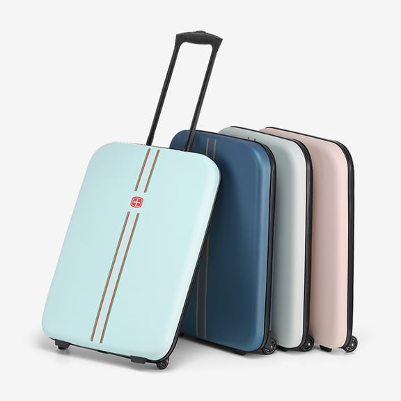 CNV Innovative Foldable Hardside Carry-on Luggage, Collapsible 20-Inch Spinner Suitcase for Space-Saving Storage